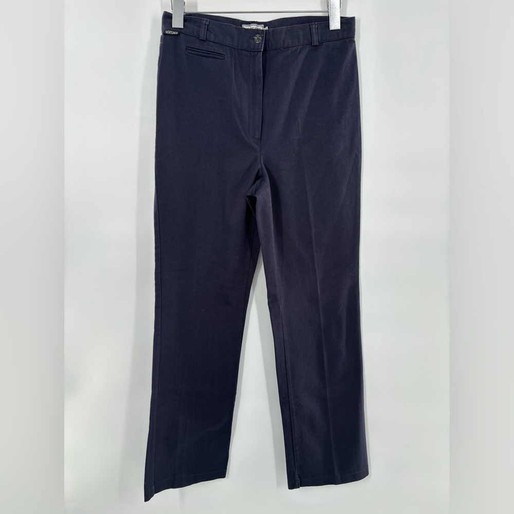 Versace navy blue trousers jeans